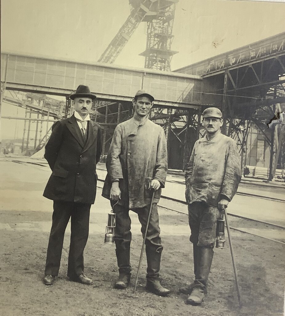 Karl Blume auf Zeche Lohberg (um 1927)