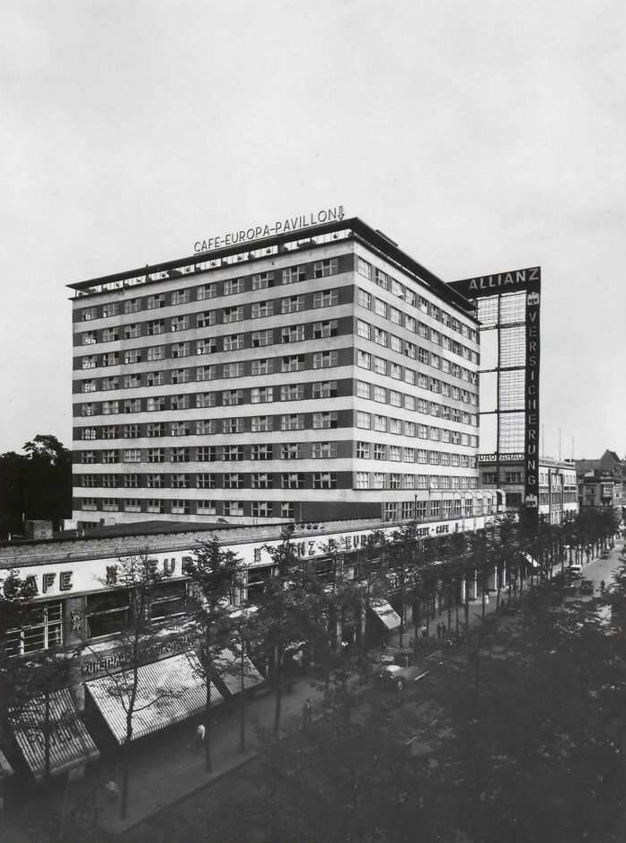 Europa-Pavillon in Berlin. Auftrittsort von Adalbert Lutter und seiner Tanzkapelle (Ausschnitt)