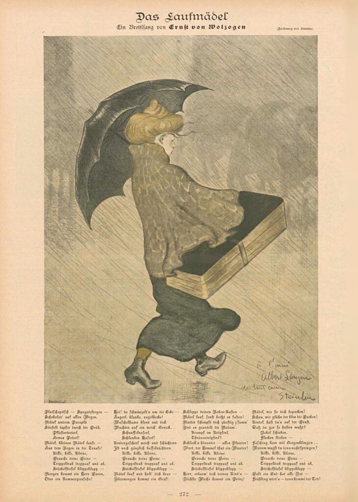 Ernst von Wolzogen, Das Laufmädel (Illustration)