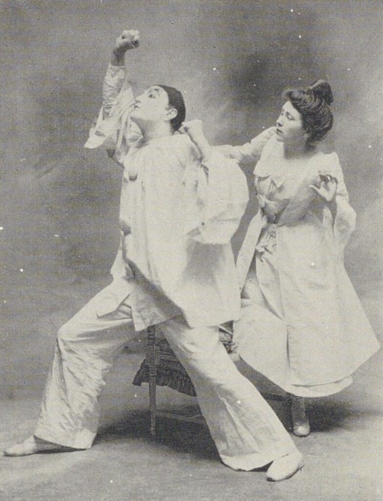 Cantomimes „Pierrot infidèle“: Verzweiflung