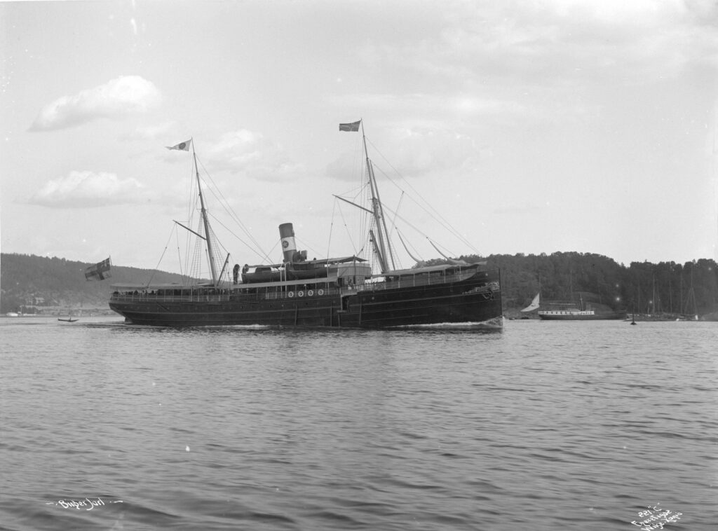 Birger Jarl (Foto vom 24. Juni 1902, Anders Beer Wilse)